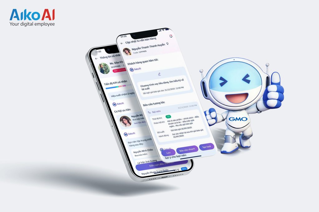 WOWCRM tích hợp trợ lý AI AikoAI